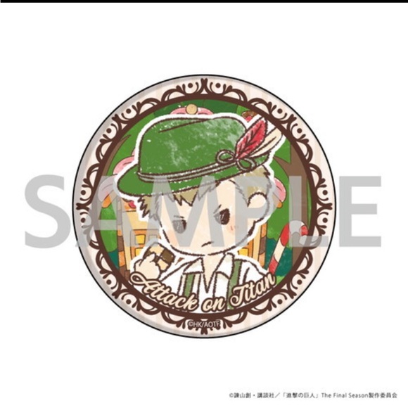 Attack on Titan Falco Grice GraffArt Can Badge Shingeki no Kyojin Douwa ver - Picture 1 of 4